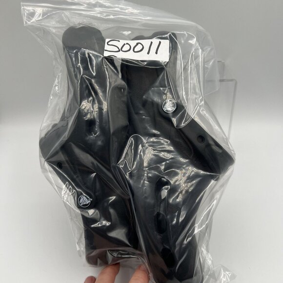 Crocs Mens 11 Classic Bistro Black Clogs Casual Work Comfort Shoes Beach Sandals - Picture 9 of 9